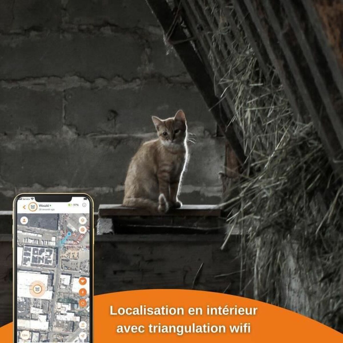 Локатор против Загубване Weenect Weenect XS GPS Черен
